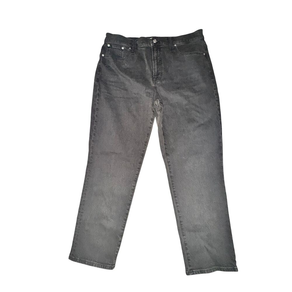 Madewell The Perfect Vintage Jeans Women's Size 32 Black Lunar Wash High Rise